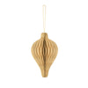 Lanterne Gouttelette en papier nid d'abeille Beige