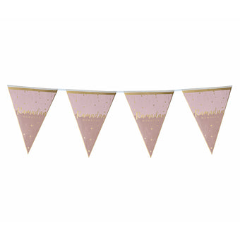 Guirlande de 12 drapeaux Ramadan Mubarak
