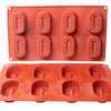Moule silicone Ovale à stries