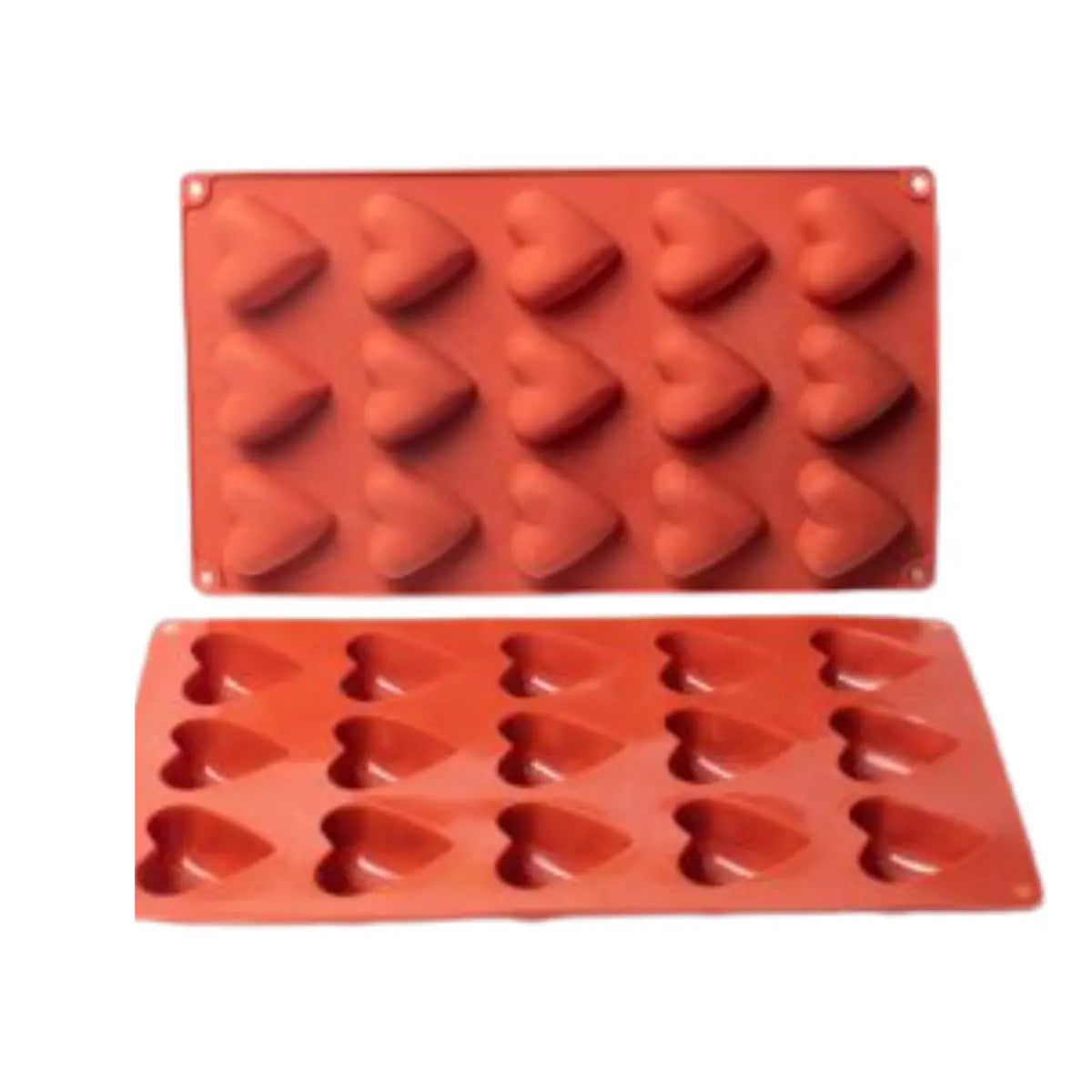 Moule silicone 15 cœurs