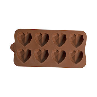 Moule à chocolat silicone 8 cœurs