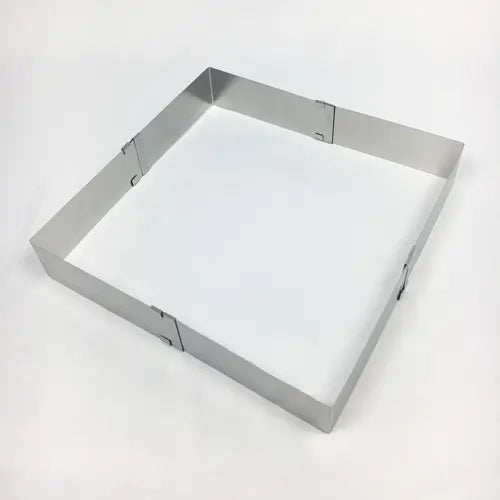 Cadre carré extensible à entremets 15 à 28 cm
