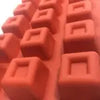 Moule silicone 18 savarins  carrés