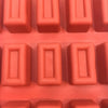 Moule silicone 25 Savarins Rectangles