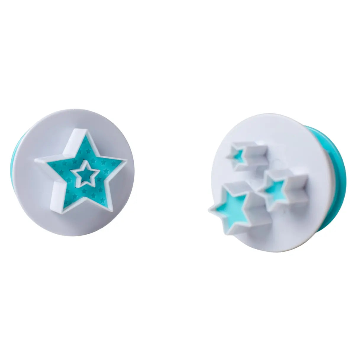 Découpoirs à poussoir étoile lot de 2