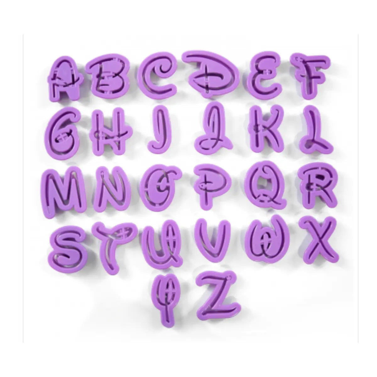 Découpoirs lettres Disney x26