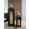 Lanternes Anaqa Noir et Or x2