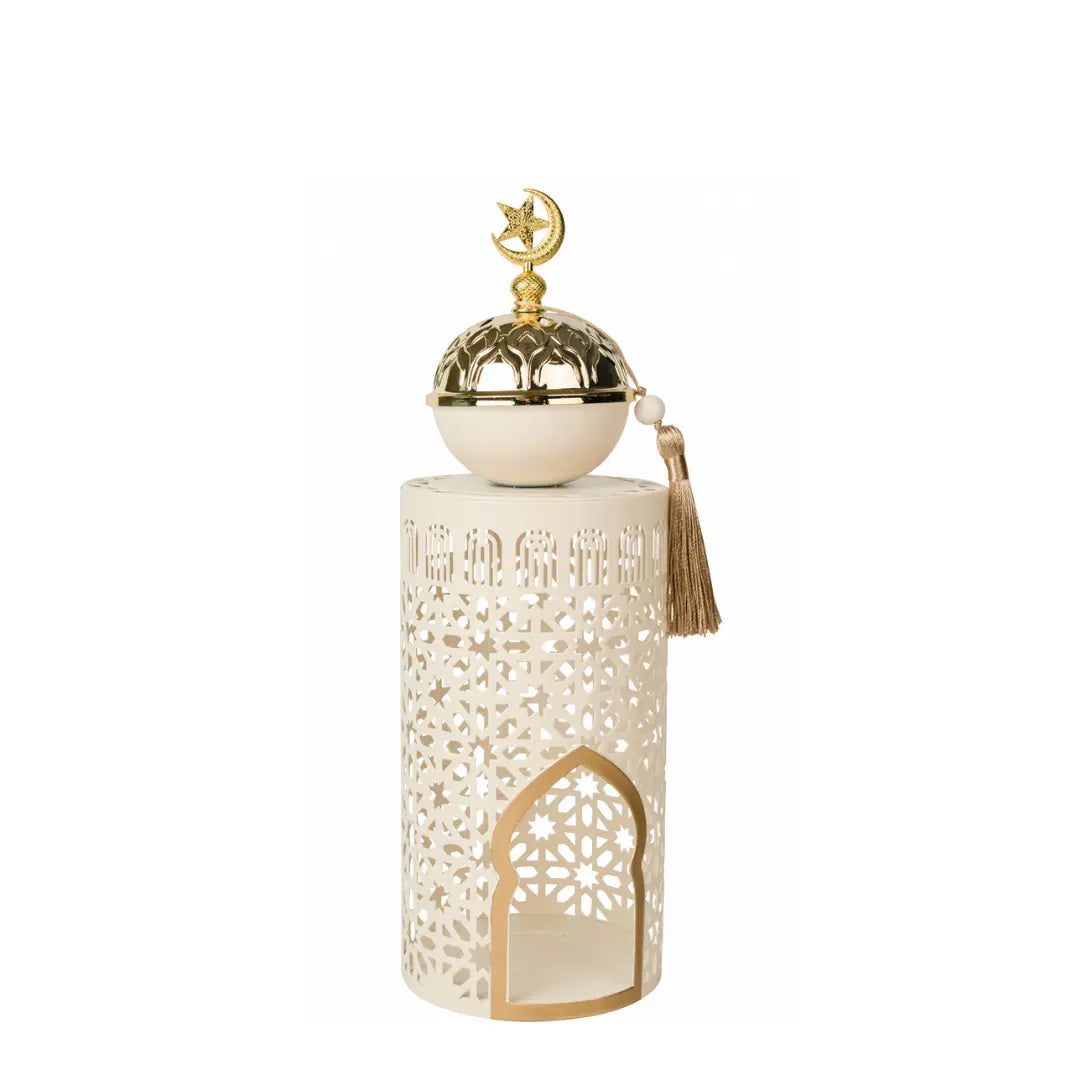 Lanterne mabkhara encens et bougie Ramadan