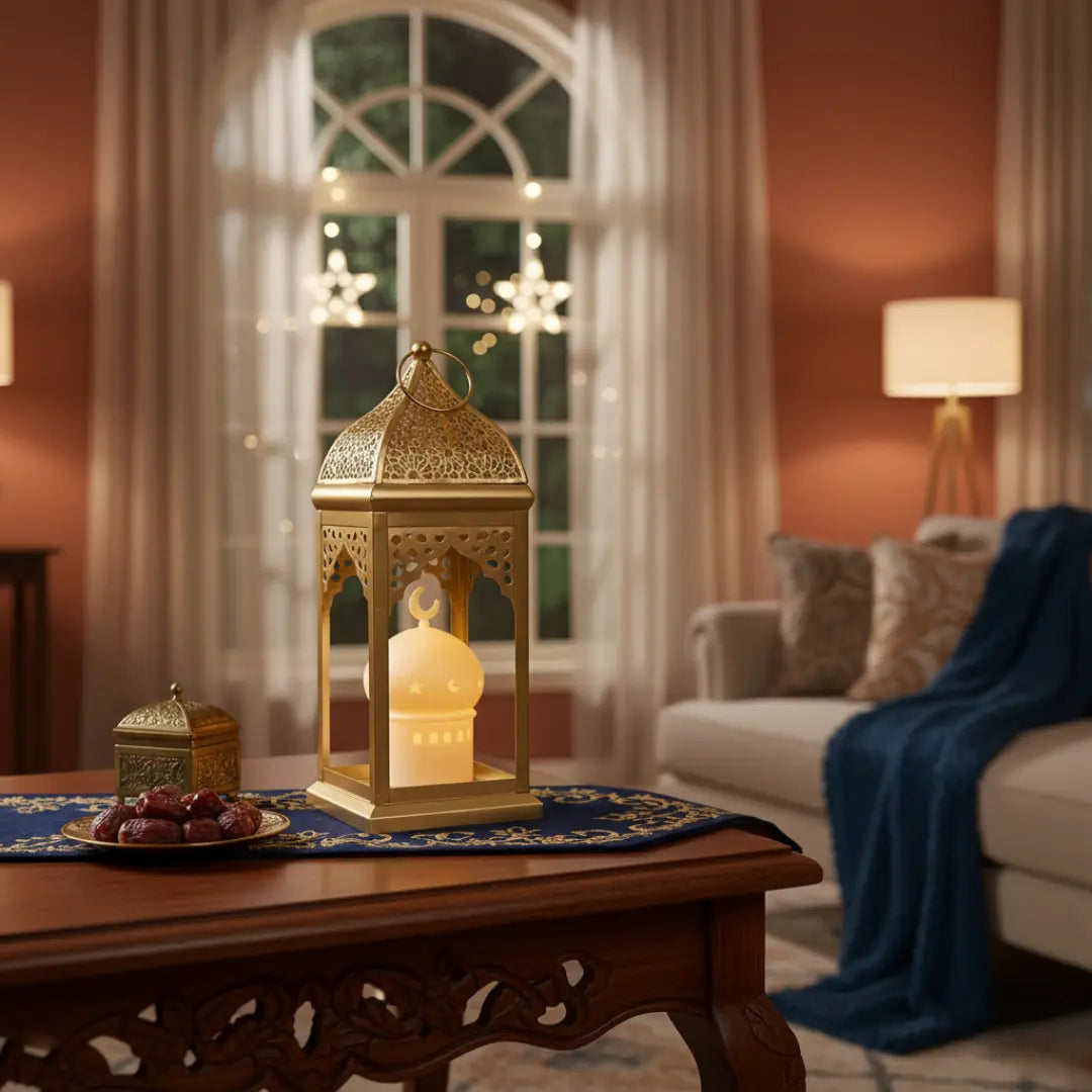 Lanterne lumineuse Layali Or