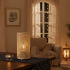Lanterne lumineuse Rawda Lune Beige