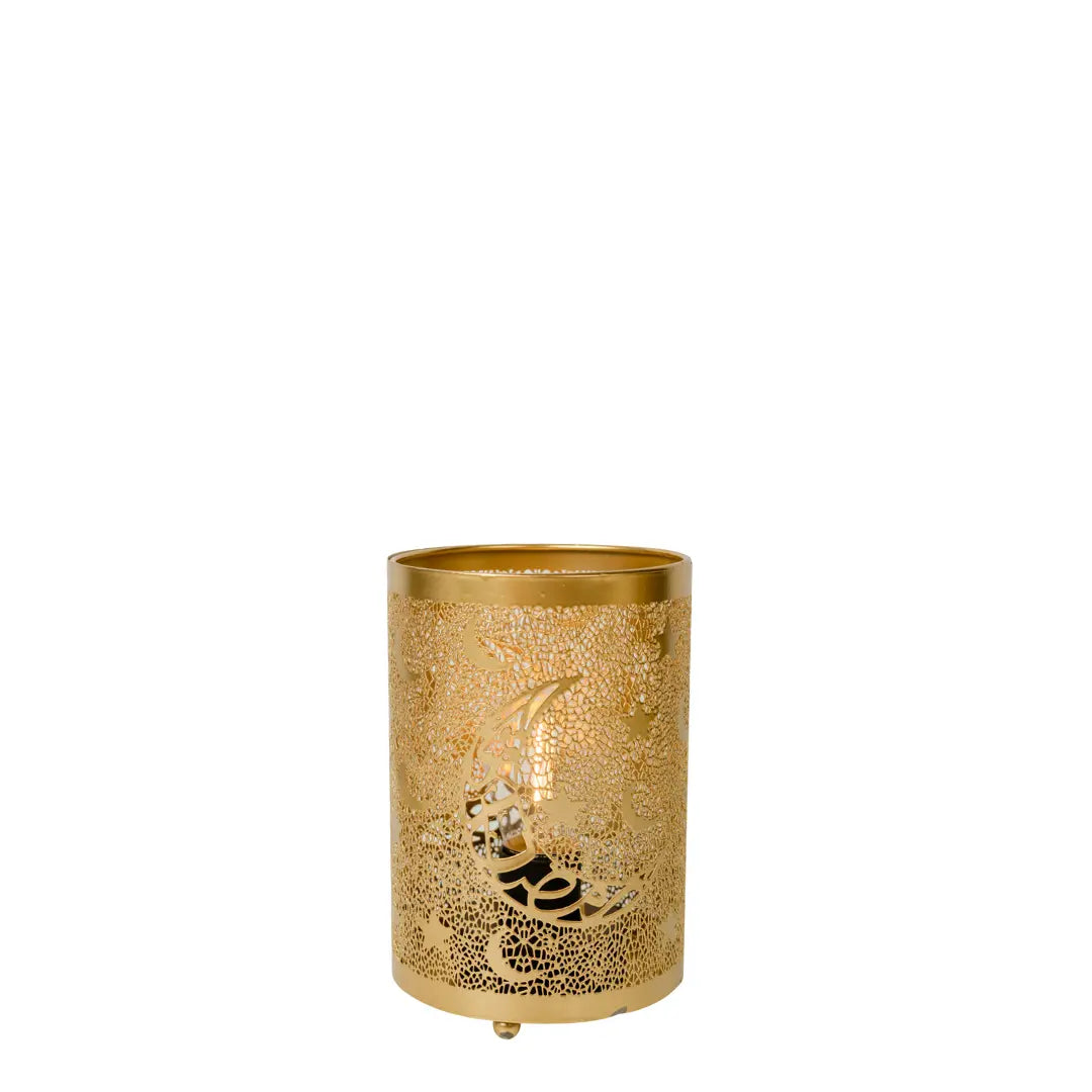 Lanterne lumineuse Rawda lune or
