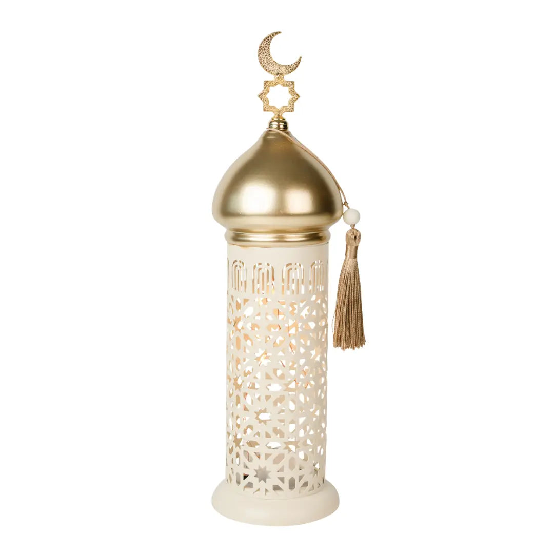 Lanterne lumineuse Ramadan Zayn crème