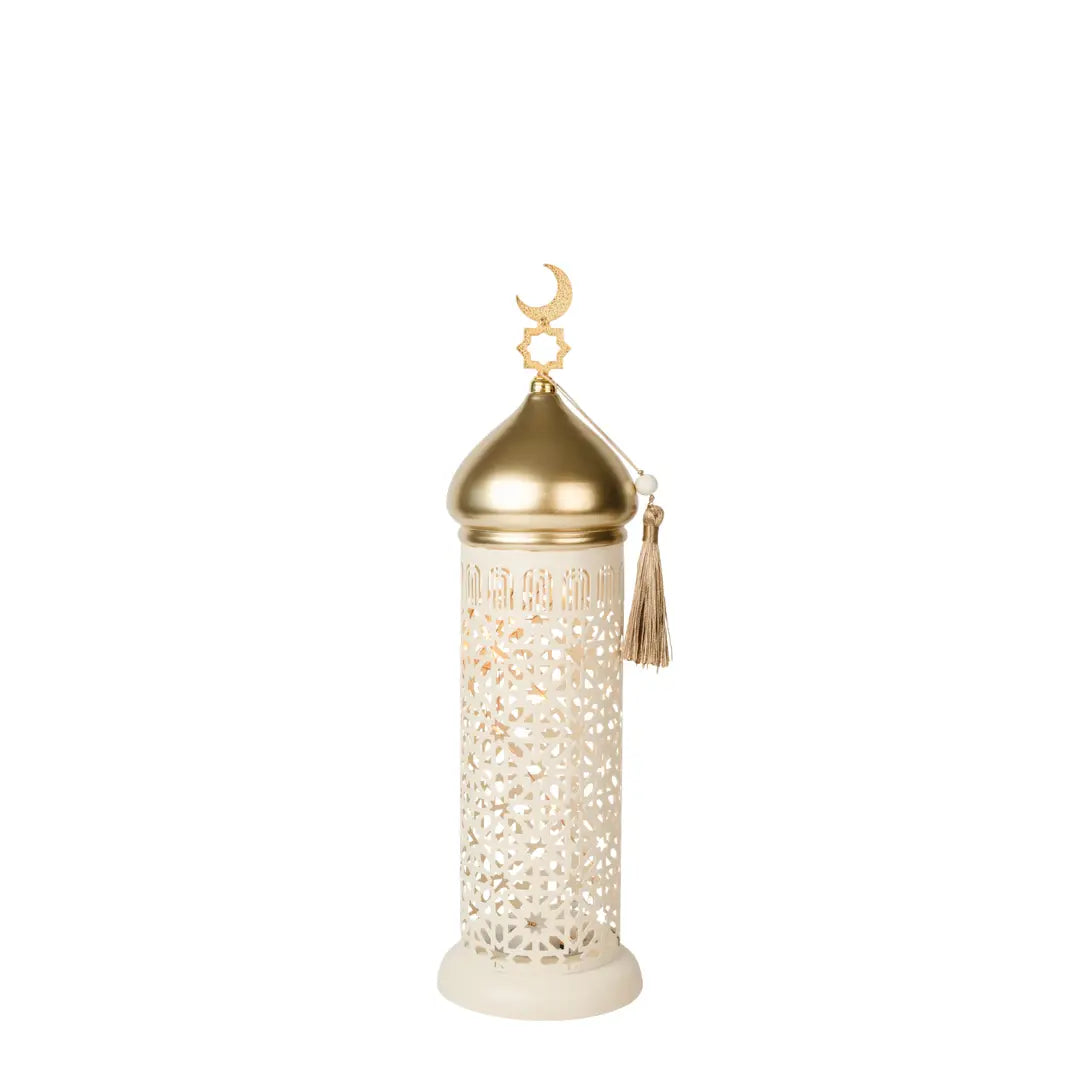 Lanterne lumineuse Ramadan Zayn crème