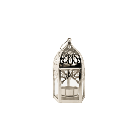 Lanterne à bougie Argent