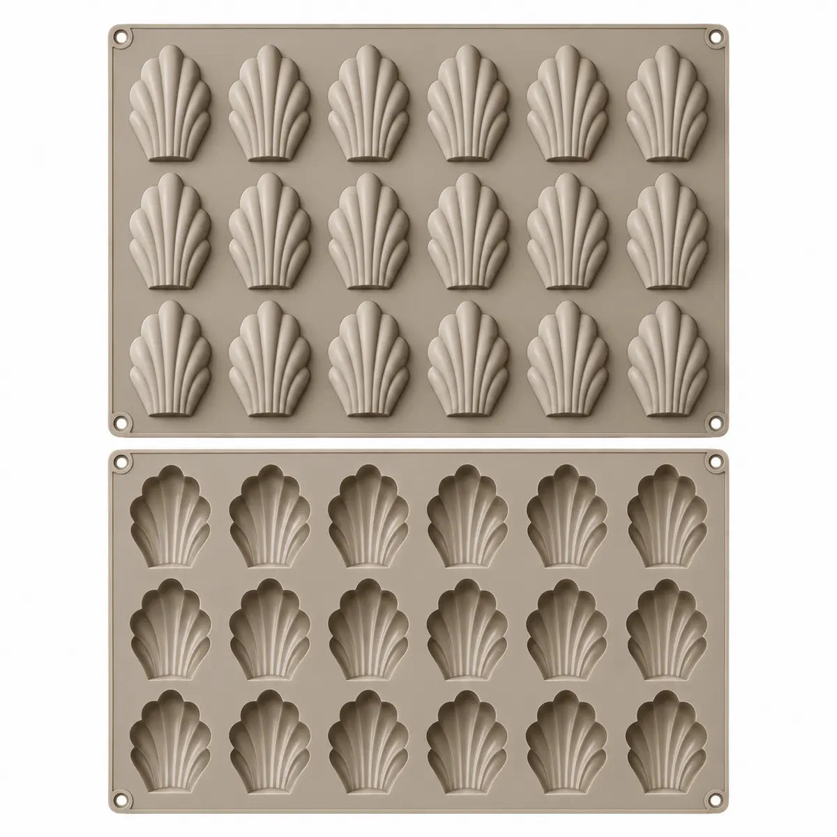 Moule silicone 18 madeleines