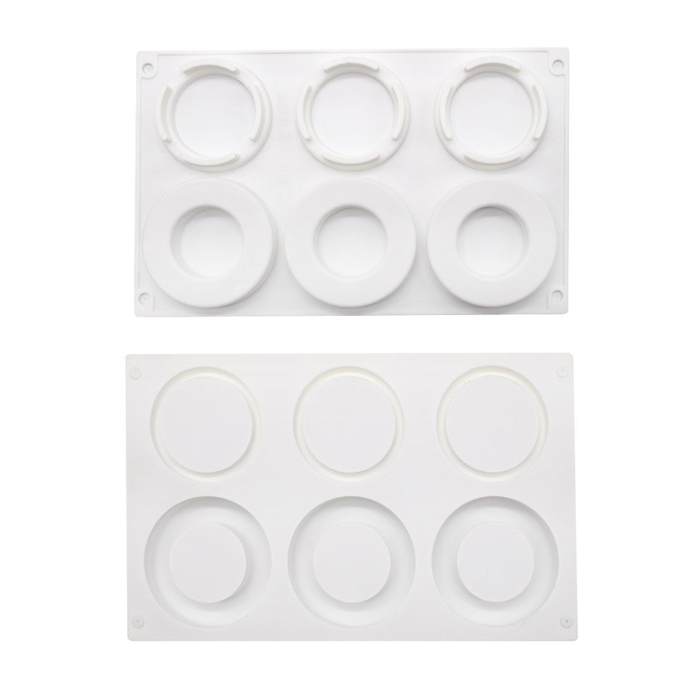 Moule silicone à entremets Anneaux