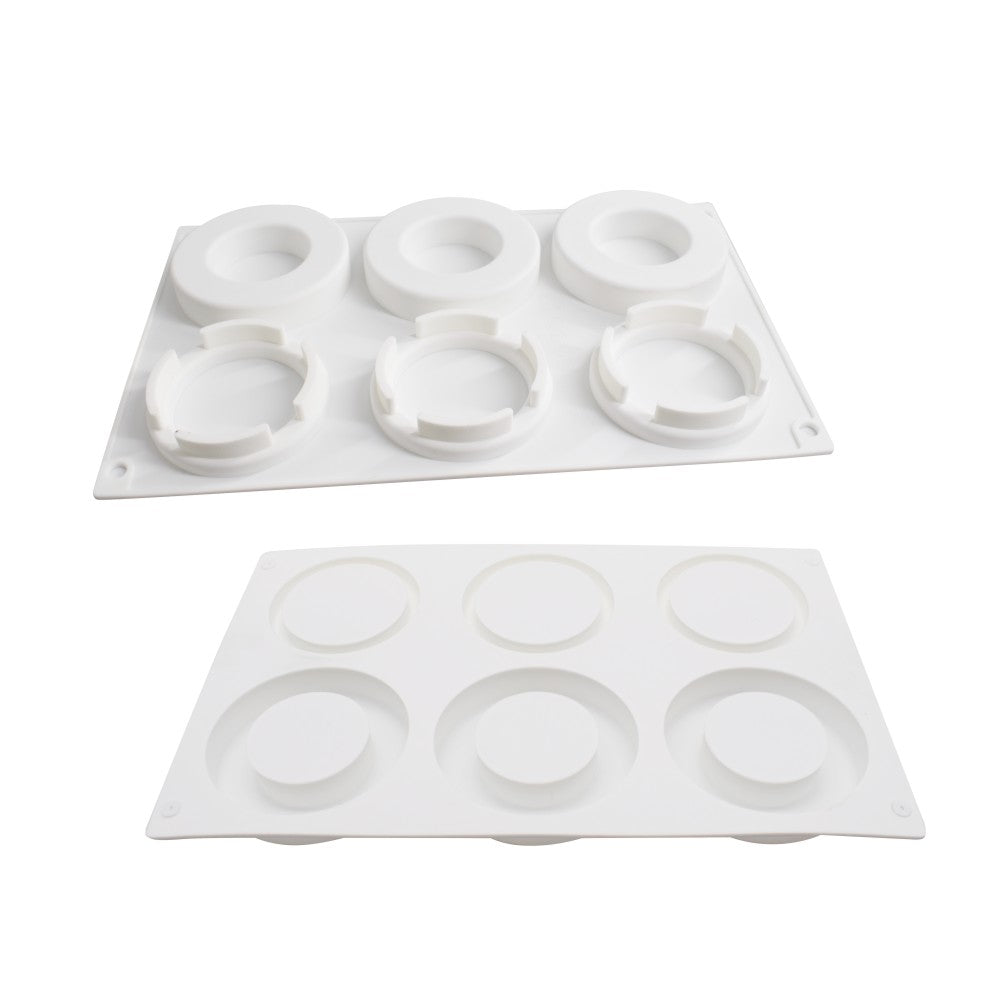 Moule silicone à entremets Anneaux
