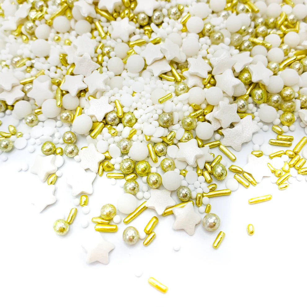 Mélange de perles Golden Dust 90 g Happy Sprinkles