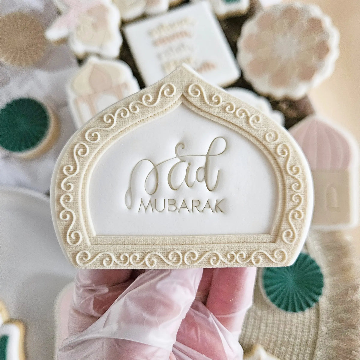 Stamp écriture Eid Mubarak New
