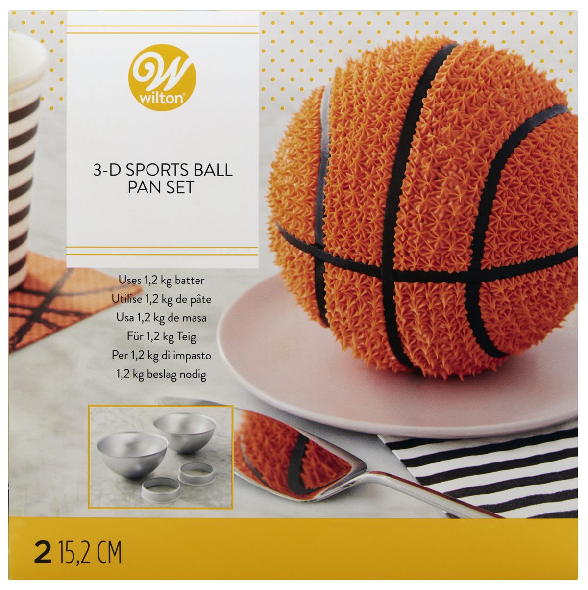 Moules à gâteau ballon lot de 2 Wilton