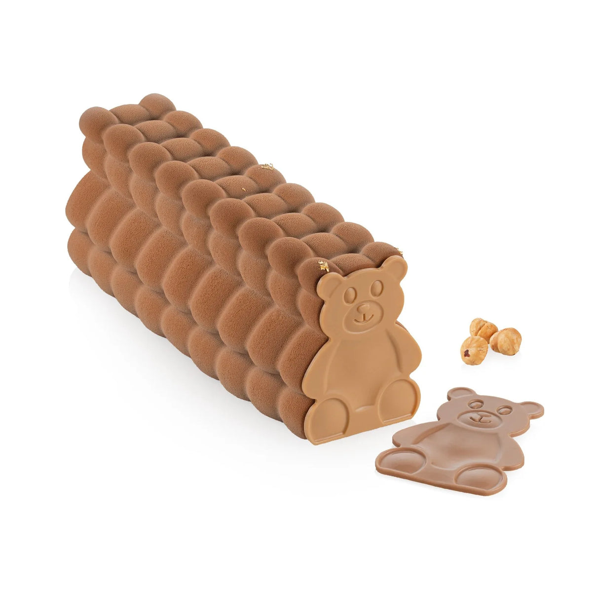 Kit moule à bûche Ourson Peluche Silikomart
