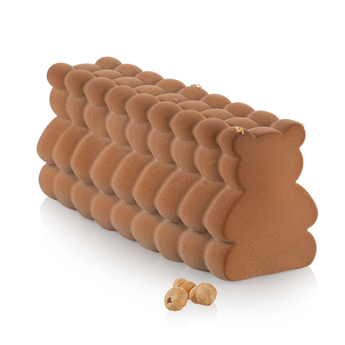 Kit moule à bûche Ourson Peluche Silikomart