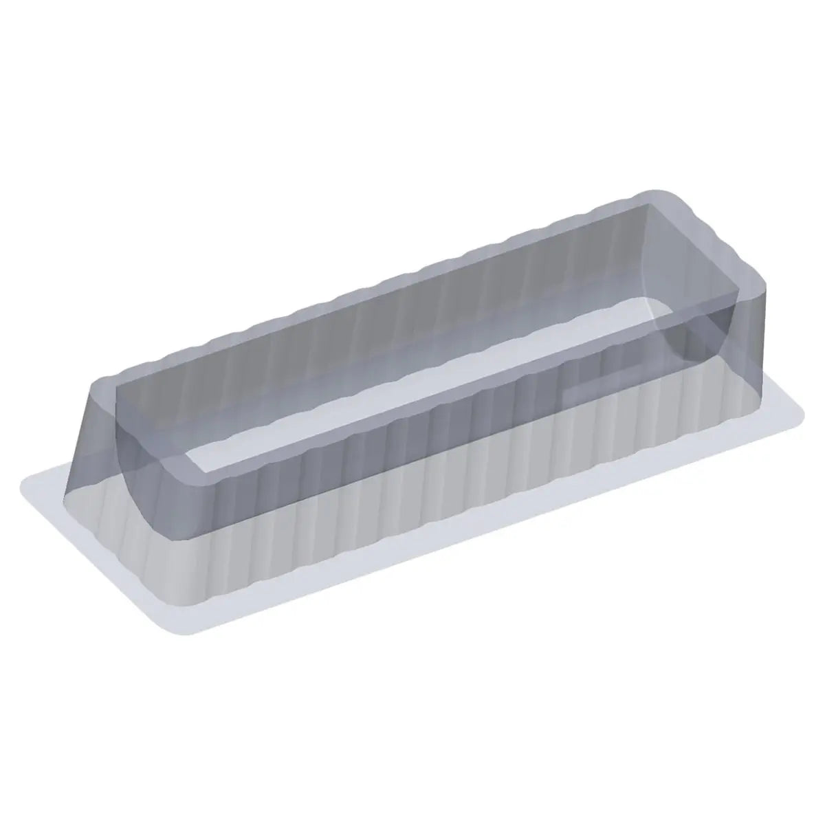 Moule à bûche ronde en PVC cristal