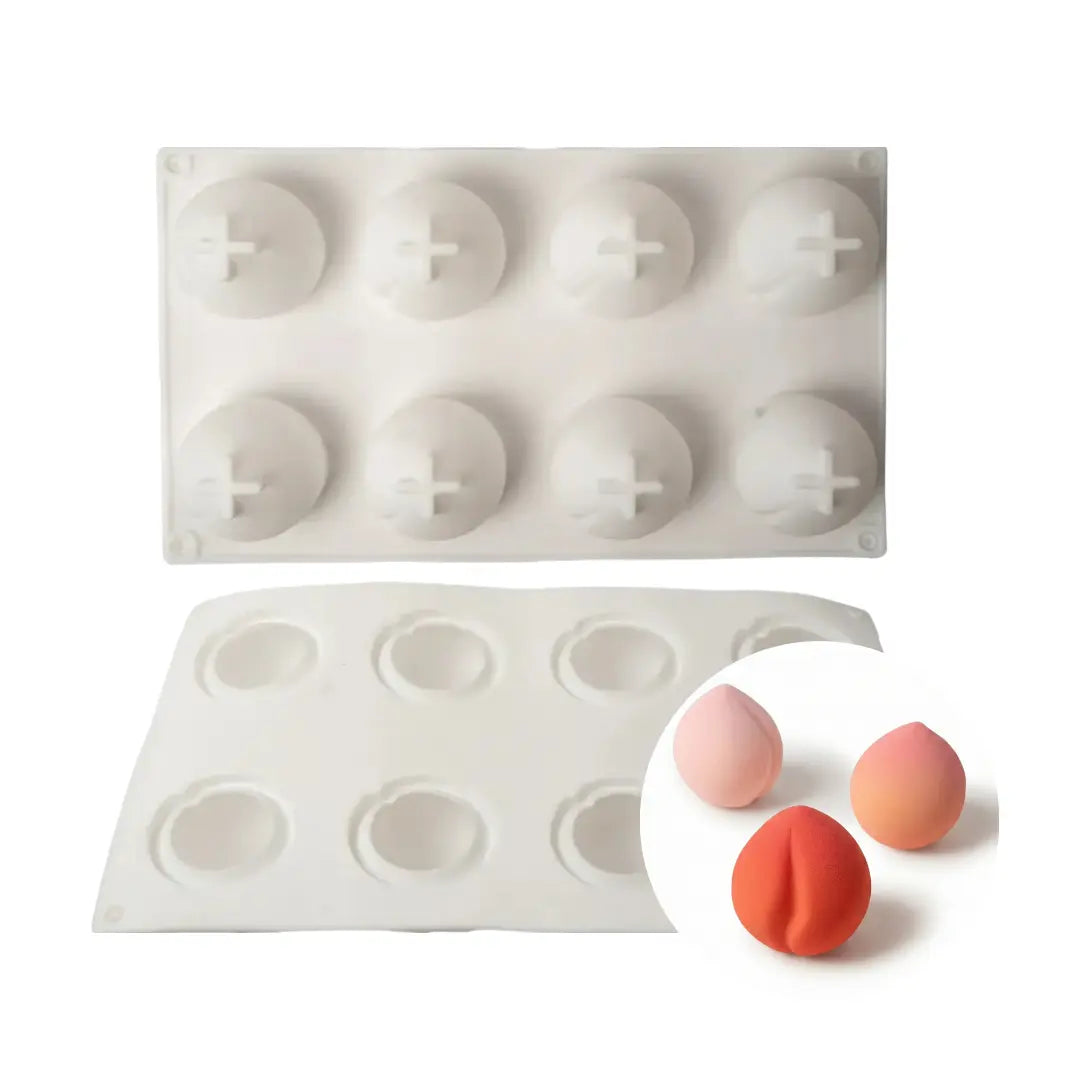Moule en silicone trompe-l'œil pêche Peach