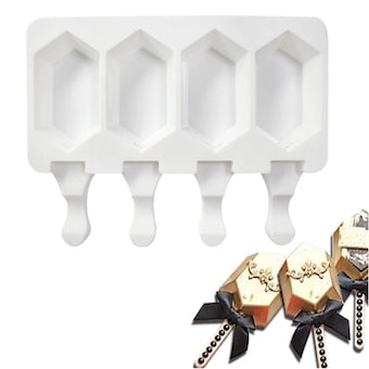 Moule à magnum diamant hexagone