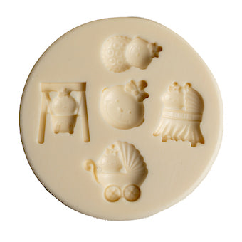 Moule de modelage bébé 5 motifs