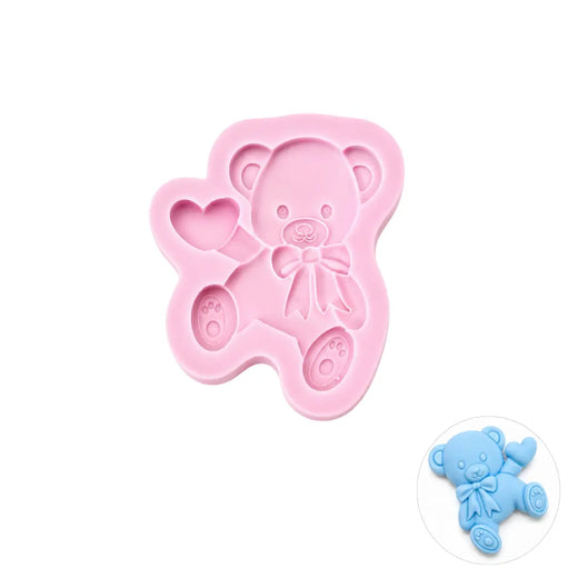 Moule de Modelage Nounours avec Cœur