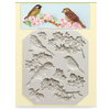 Moule de modelage Oiseaux et fleurs