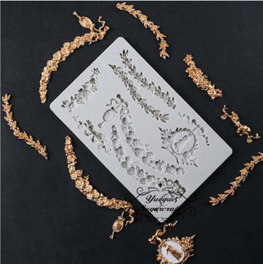 Moule de modelage Ornements baroques