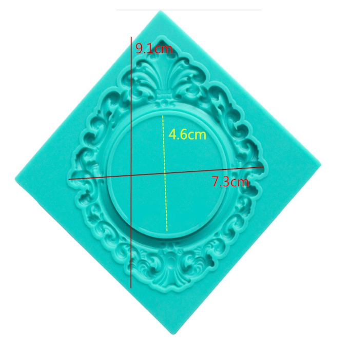 Moule de modelage Rond baroque