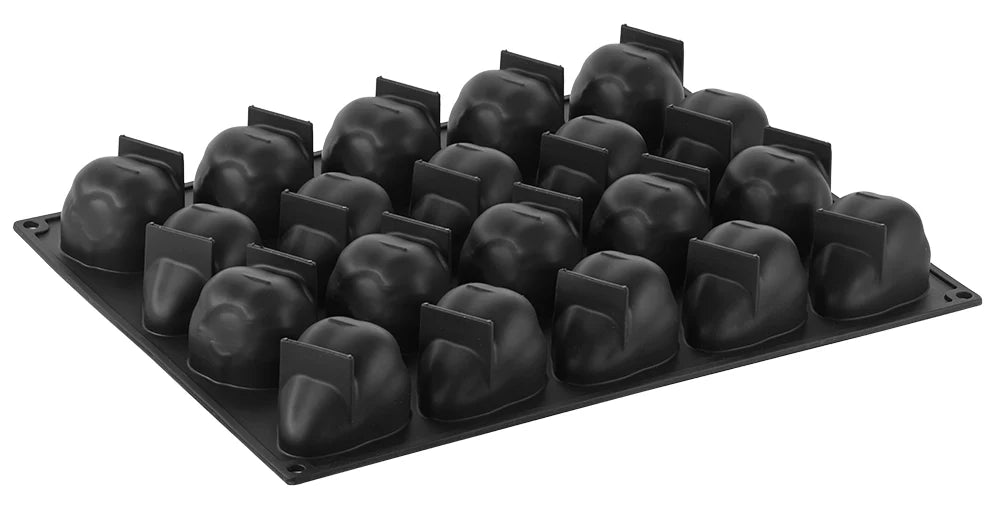 Moule silicone trompe-l'œil 20 fraises Pavoni