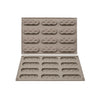 Moule silicone 12 fingers diamant pour desserts modernes, entremets et créations pâtissières élégantes.