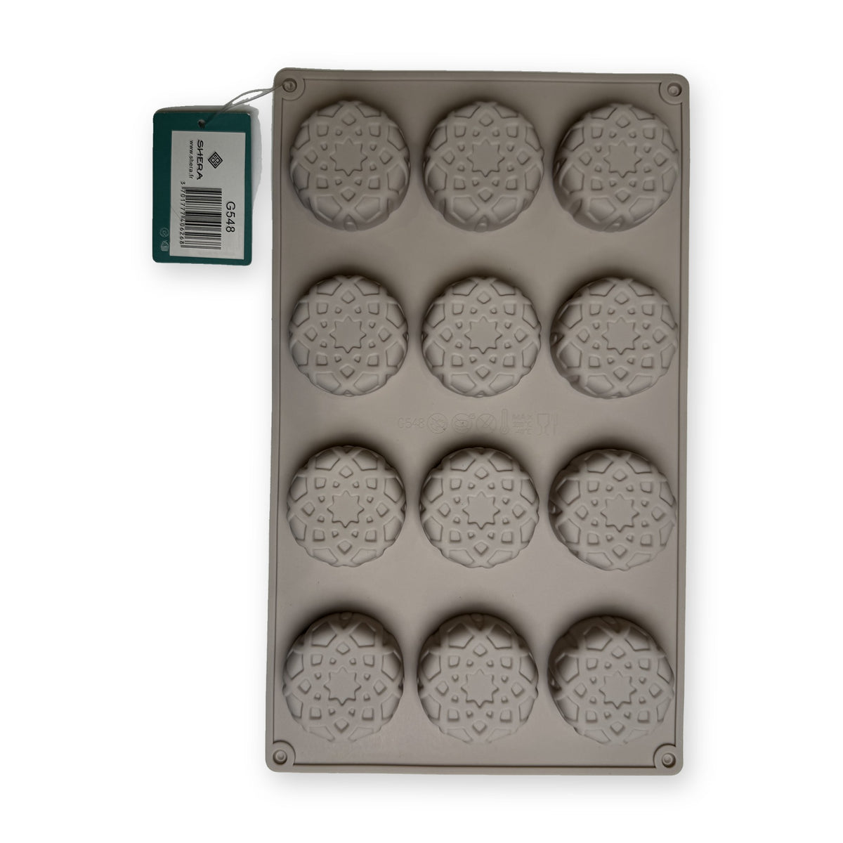 Moule silicone 12 rosaces orientales