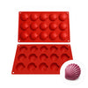 Moule en silicone 15 coquillages pour réaliser des entremets, desserts individuels, mousses et créations pâtissières en forme de coquillage.