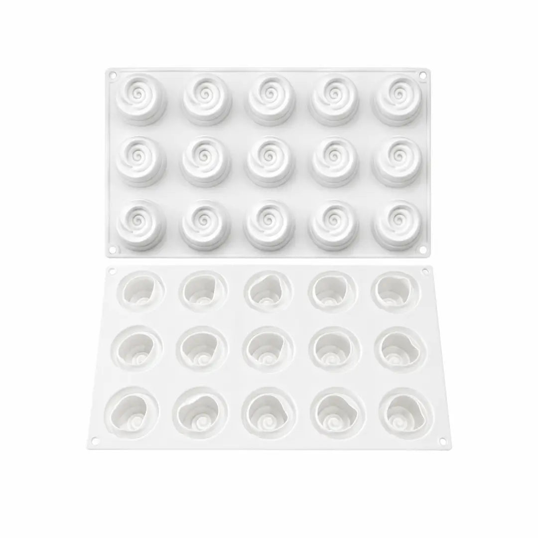 Moule silicone 15 roses Prestige