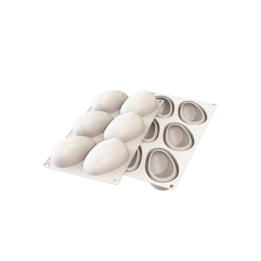 Moule silicone trompe-l'œil 6 mangues Silikomart
