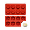 Moule en silicone 8 Harim Sultan pour réaliser des entremets, desserts individuels et pâtisseries élégantes avec un motif oriental raffiné et un creux central.