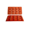 Moule silicone 12 coussin carré