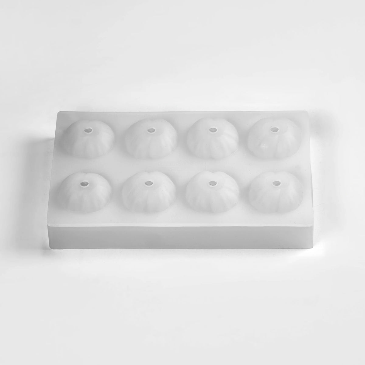 Moule silicone trompe-l'œil 8 marrons Pavoni