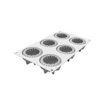 Moule silicone Mini Wave 6 empreintes Silikomart