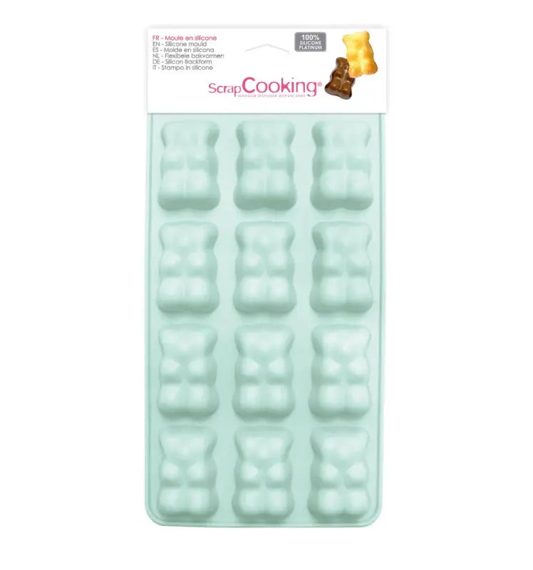 Moule silicone 12 oursons ScrapCooking