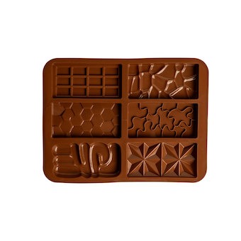 Moule silicone tablettes de chocolat mix