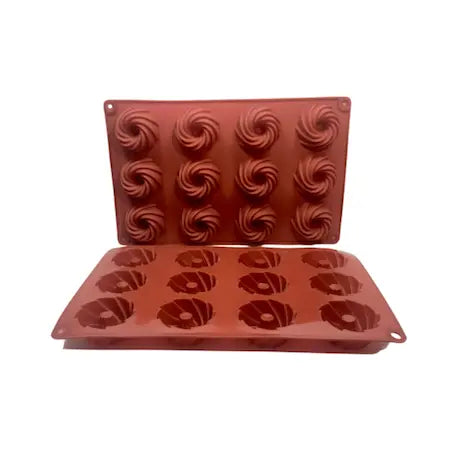 Moule Silicone 12 Tourbillons