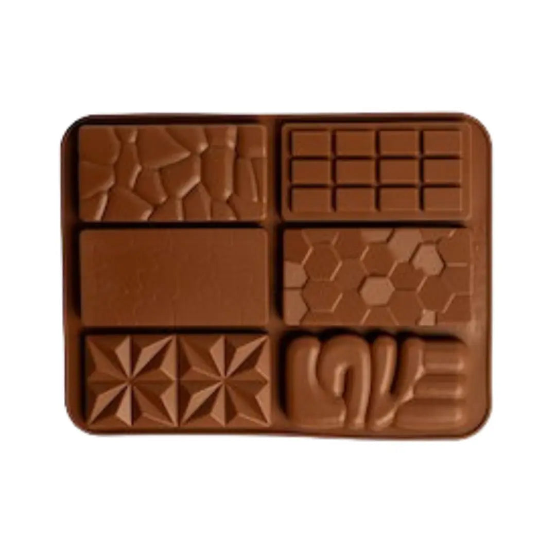 Moule silicone tablettes de chocolat mix