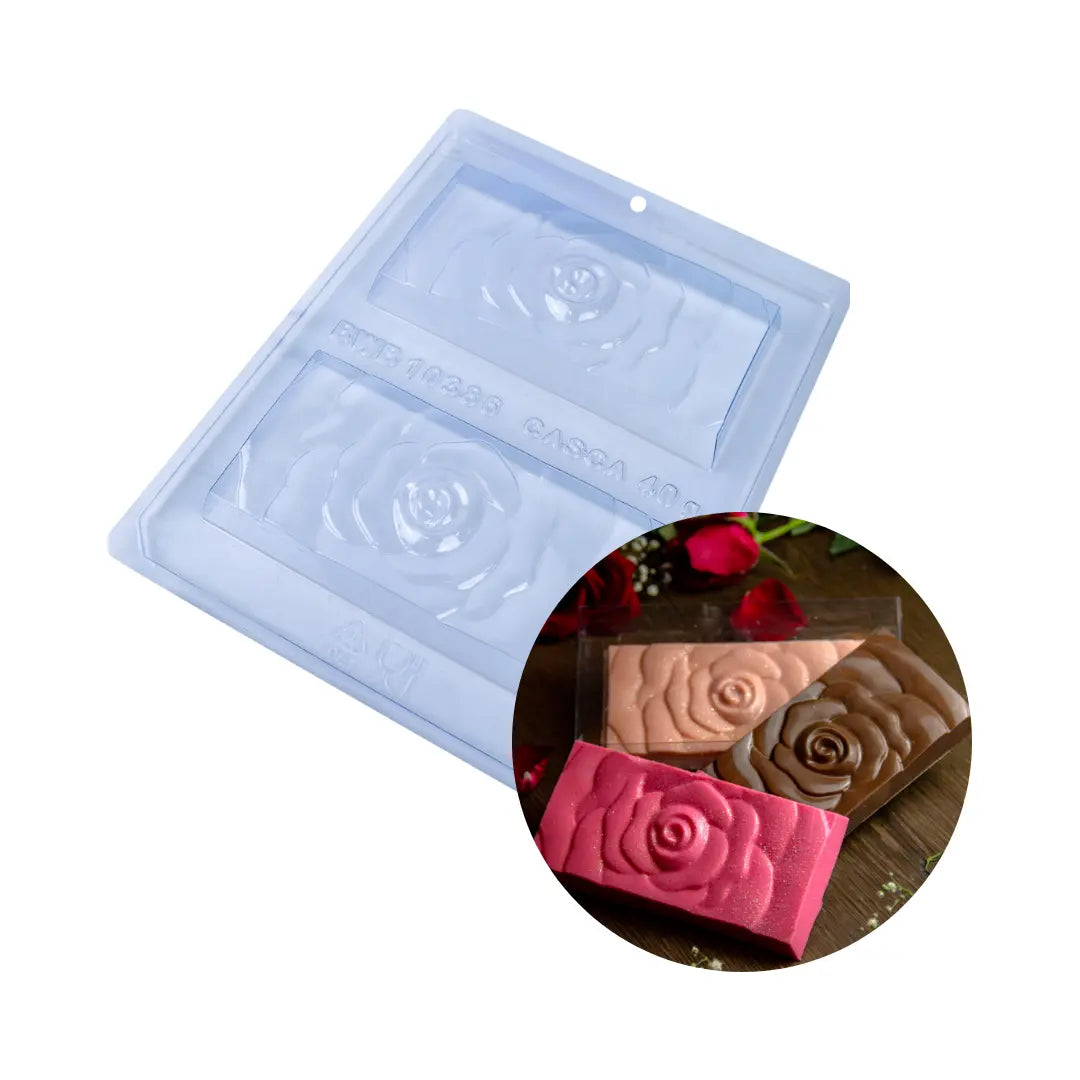 Moule tablette de chocolat rose