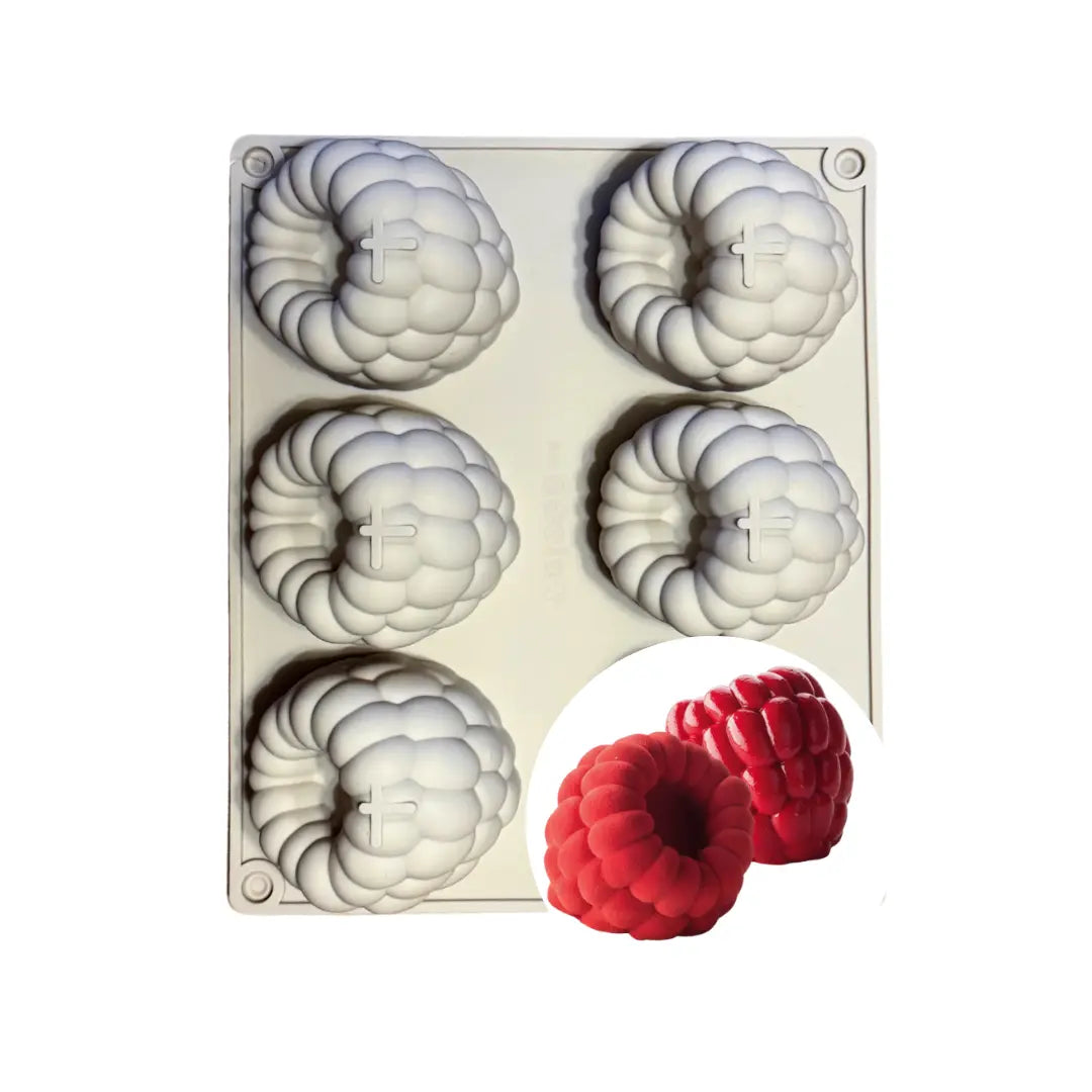 Moule en silicone 6 framboises